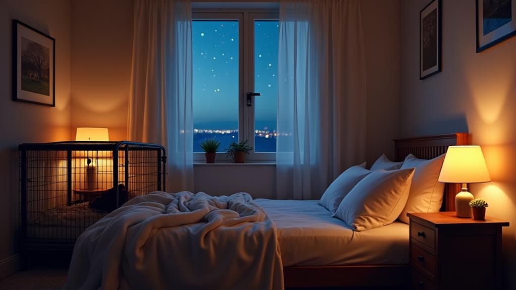 Where Do You Place a Puppy Crate at Night?