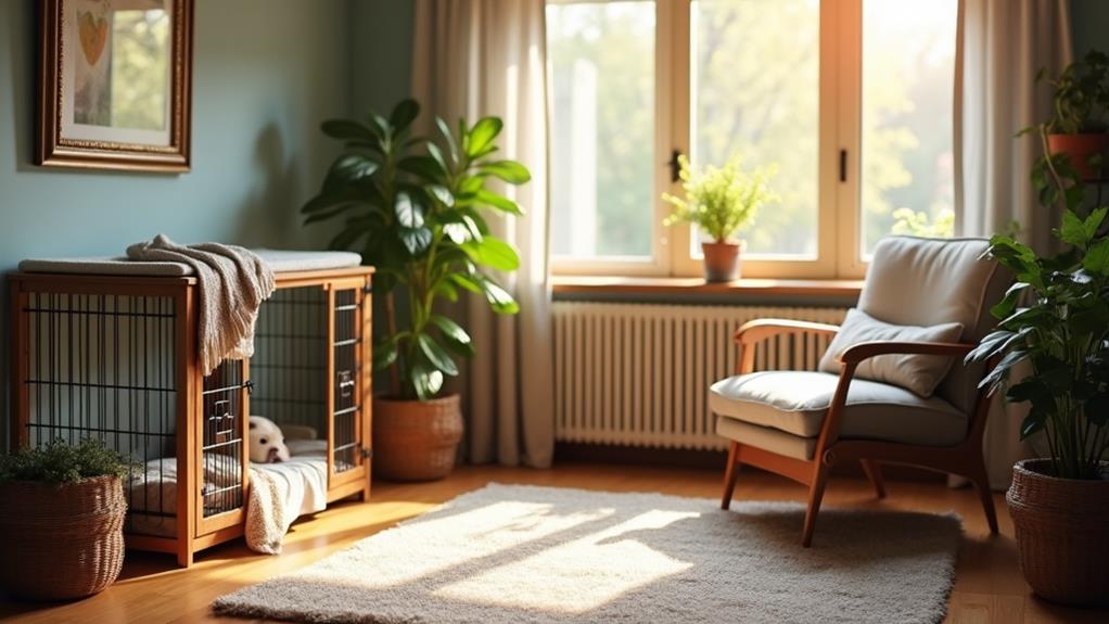 Where Is the Best Place to Put a Puppy Crate?