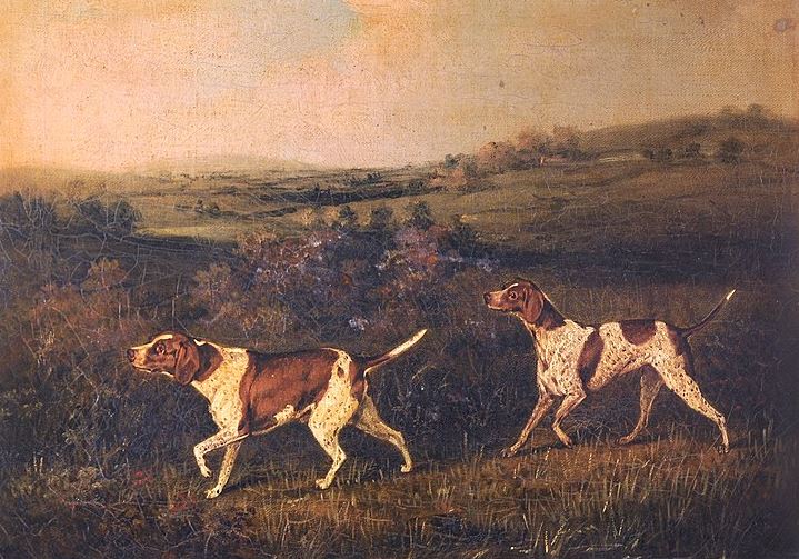 two pointers in a landscape, 1805